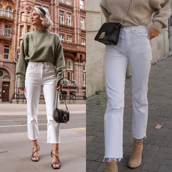 Levi's Denim - Levi’s • NWT High Rise White Cropped Jeans sz 24